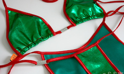 Royal-Bikini (Red/Jewel Emerald)