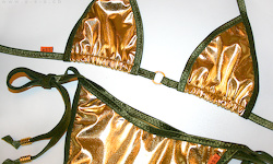 Social-Bikini (Olive/Jewel Gold)