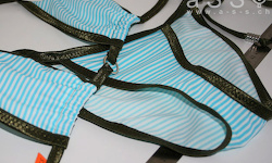 Social-Bikini (Olive/Beach Sea)