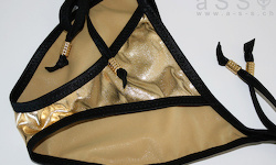 Social-Bikini (Black/Jewel Gold)