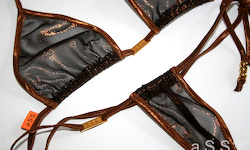 Infernal-Bikini Micro (Brown/Metalmesh Bronze)