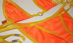 Social-Bikini (Yellow/Shine Flame)