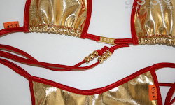 Royal-Bikini (Red/Jewel Gold)