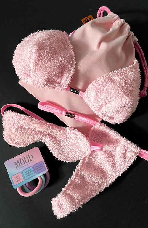 Pink Terry Fluffy Underwear, a Swiss String