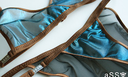 Social-Lingerie (Brown/Metalmesh Petrol)