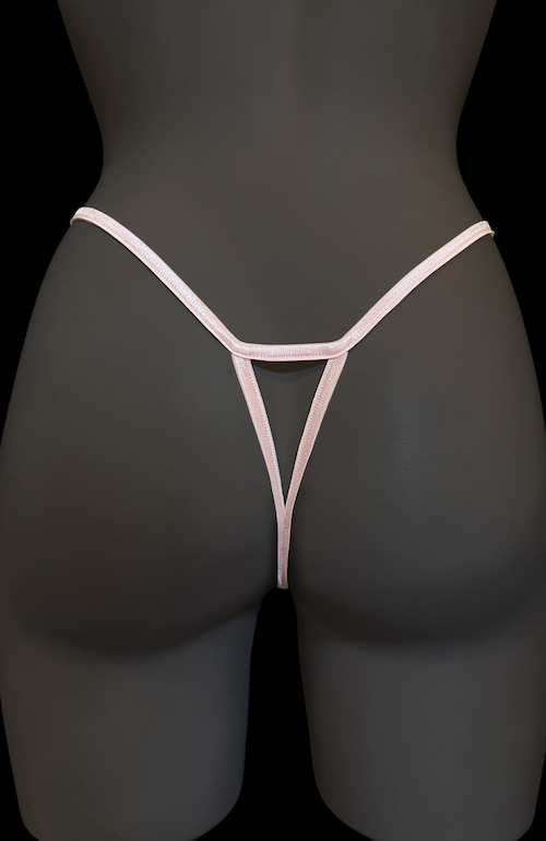 Microbikini negro hecho a mano desde Suiza